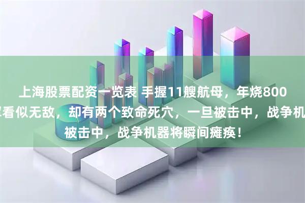 上海股票配资一览表 手握11艘航母，年烧8000亿军费！美军看似无敌，却有两个致命死穴，一旦被击中，战争机器将瞬间瘫痪！
